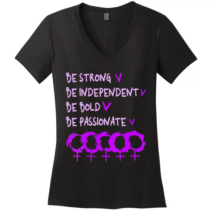 Empower Women International Women's Day, Women's Empowerment Women's V-Neck T-Shirt