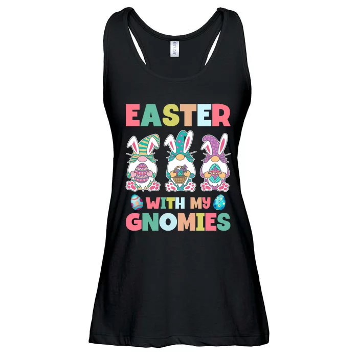 Easter With My Gnomies Happy Easter Day Ladies Essential Flowy Tank