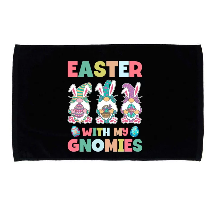 Easter With My Gnomies Happy Easter Day Microfiber Hand Towel