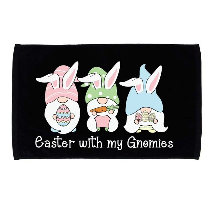 Easter With My Gnomies Cute Spring Microfiber Hand Towel