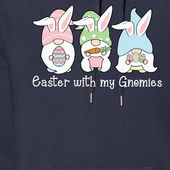 Easter With My Gnomies Cute Spring Premium Hoodie