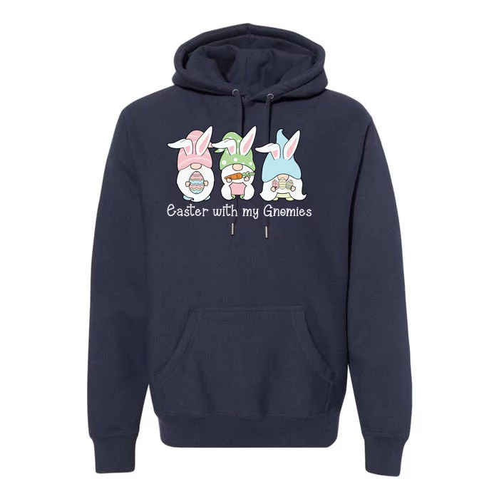 Easter With My Gnomies Cute Spring Premium Hoodie