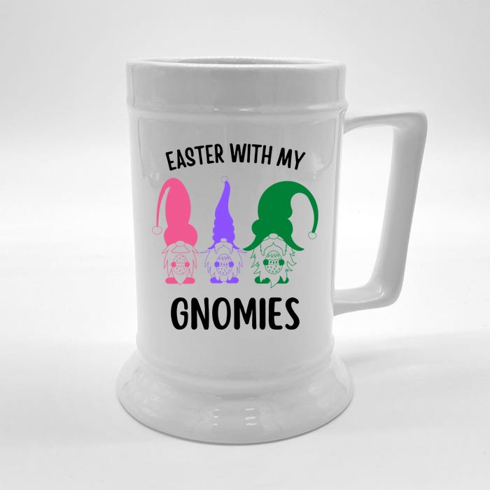 Easter With My Gnomies Cute Front & Back Beer Stein