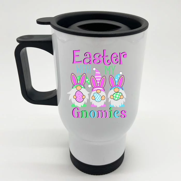 Easter With My Gnomies Front & Back Stainless Steel Travel Mug