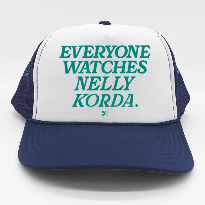 Everyone Watches Nelly Korda Trucker Hat