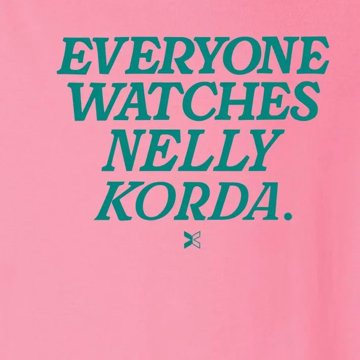 Everyone Watches Nelly Korda Toddler Long Sleeve Shirt