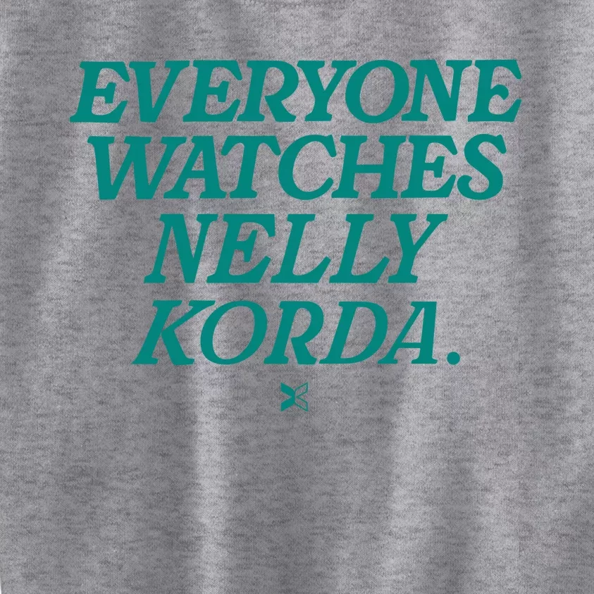 Everyone Watches Nelly Korda Kids Sweatshirt