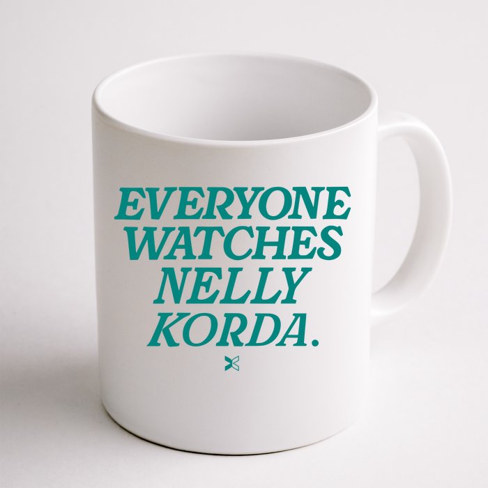 Everyone Watches Nelly Korda Front & Back Coffee Mug