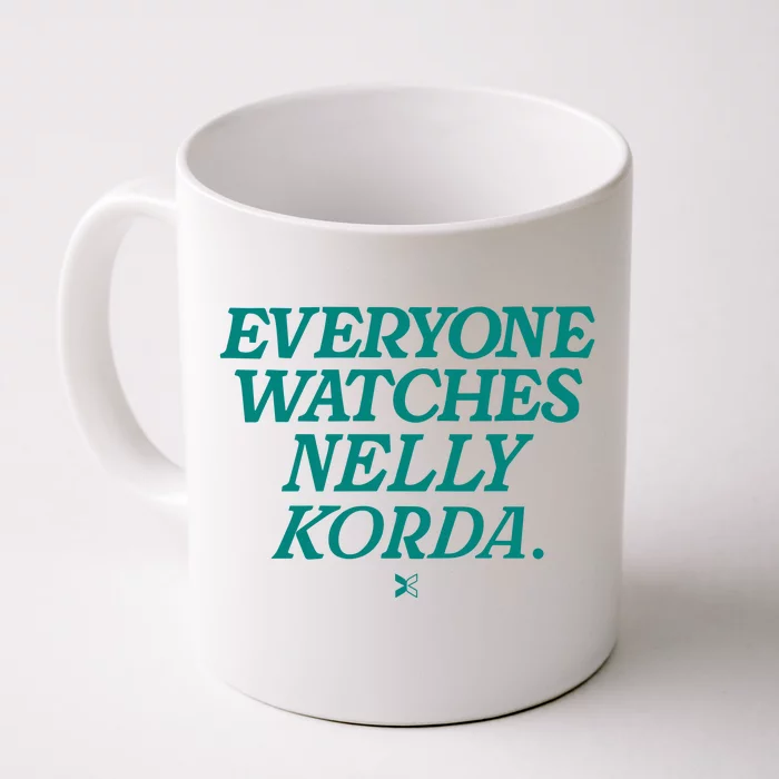 Everyone Watches Nelly Korda Front & Back Coffee Mug