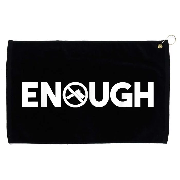 Enough Wear Orange End Gun Violence Grommeted Golf Towel