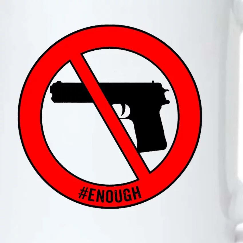 #Enough Wear Orange Day Anti Gun End Gun Violence Control Black Color Changing Mug