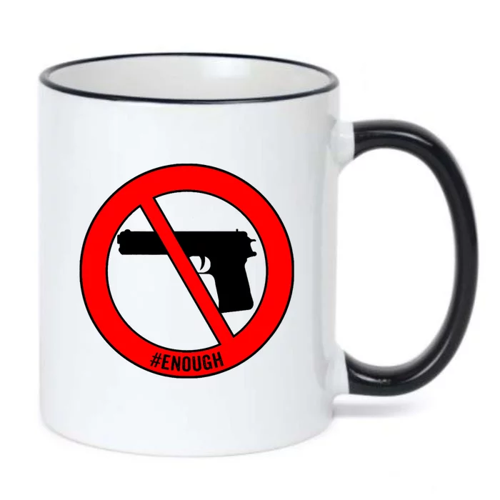 #Enough Wear Orange Day Anti Gun End Gun Violence Control Black Color Changing Mug