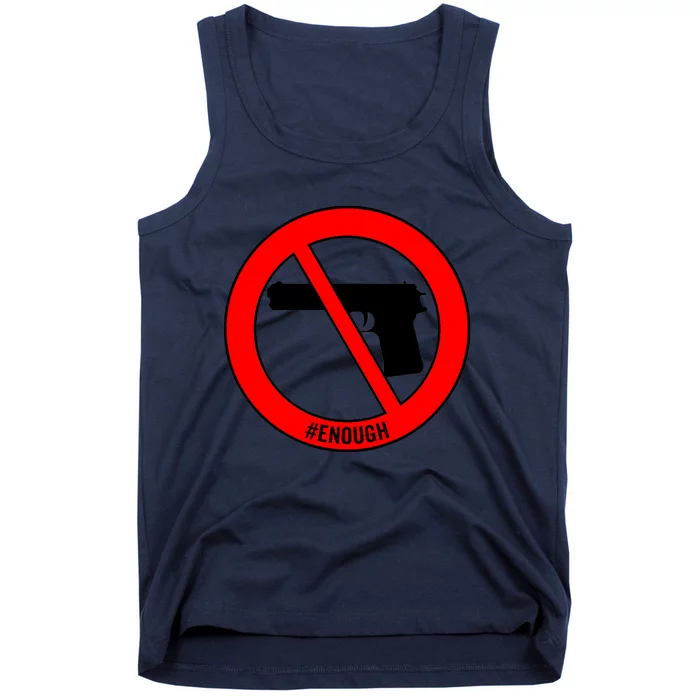 #Enough Wear Orange Day Anti Gun End Gun Violence Control Tank Top