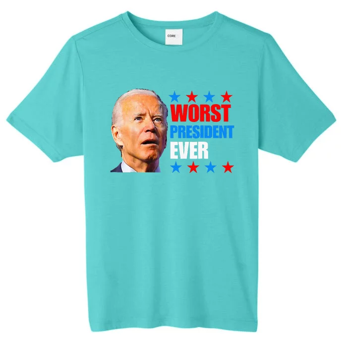 Election Worst President Ever Joe Biden ChromaSoft Performance T-Shirt