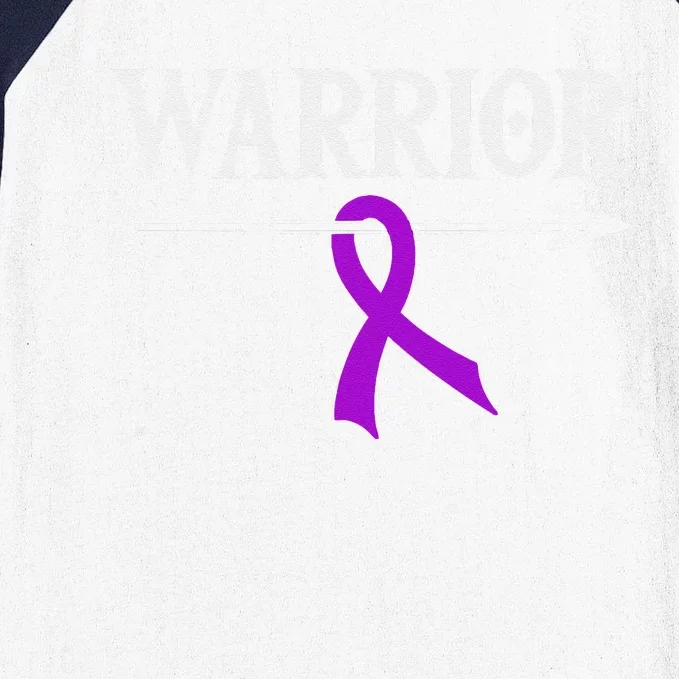 Epilepsy Warrior Purple Arrow Ribbon Baseball Sleeve Shirt