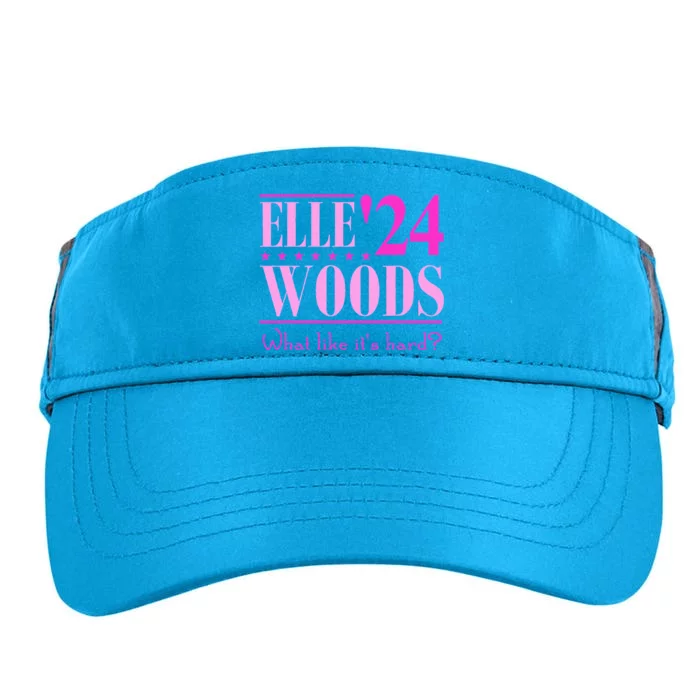 Elle Woods President Election Elle Woods President Campaign Adult Drive Performance Visor