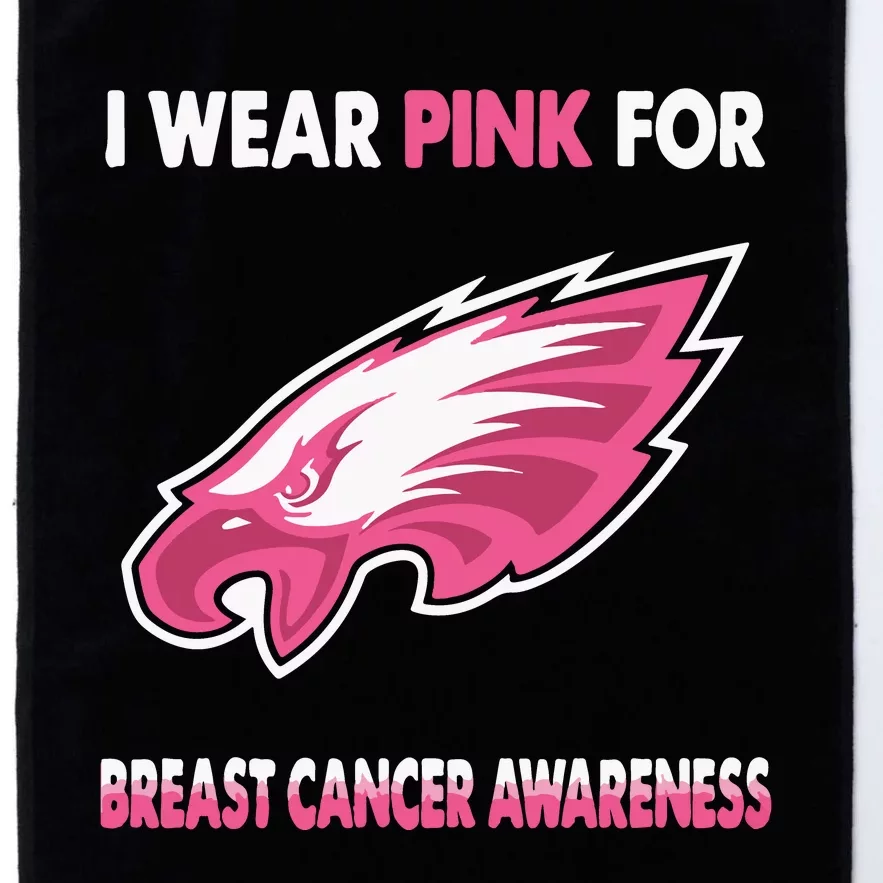 EaglesI Wear Pink For Breast Cancer Awareness Platinum Collection Golf Towel