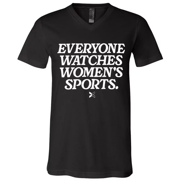 Everyone Watches Sports V-Neck T-Shirt