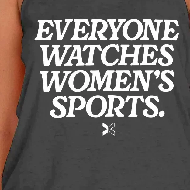 Everyone Watches Sports Women's Knotted Racerback Tank