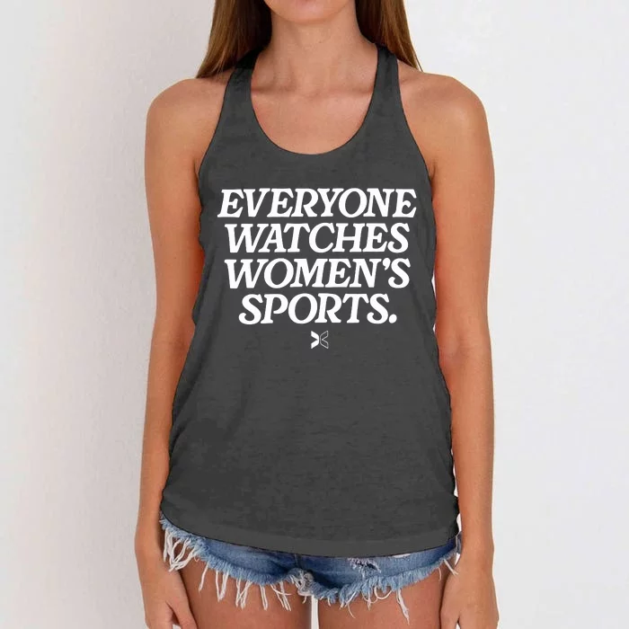 Everyone Watches Sports Women's Knotted Racerback Tank