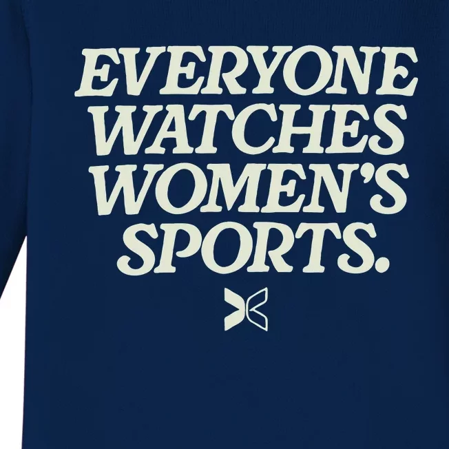 Everyone Watches Sports Baby Long Sleeve Bodysuit