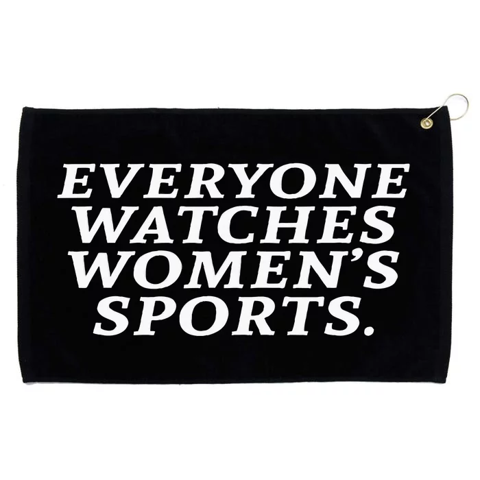 Everyone Watches Sports Grommeted Golf Towel