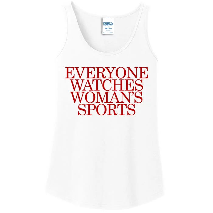 Everyone Watches Sport Ladies Essential Tank