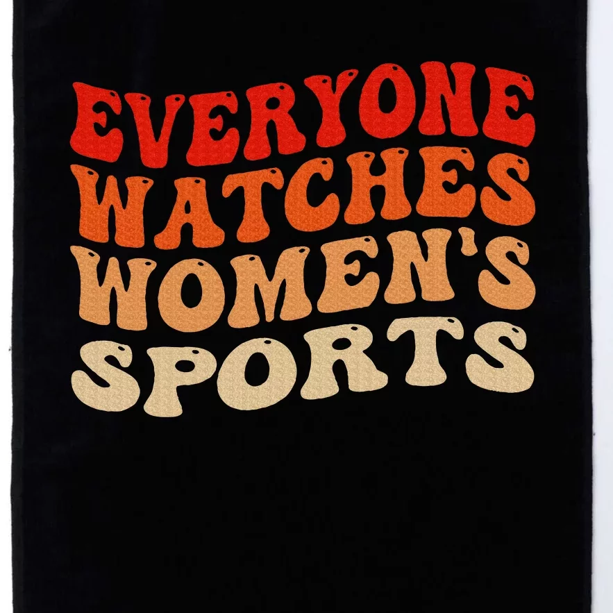 Everyone Watches Sports Female Athletes Platinum Collection Golf Towel