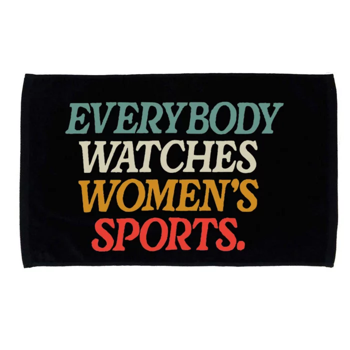 Everybody Watches Sports Microfiber Hand Towel