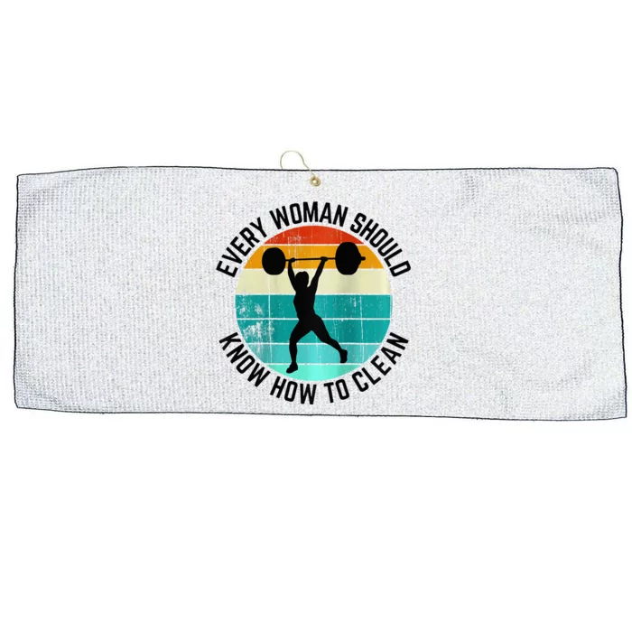 Every Woman Should Know How To Clean Weight Lifting Raglan Baseball Large Microfiber Waffle Golf Towel