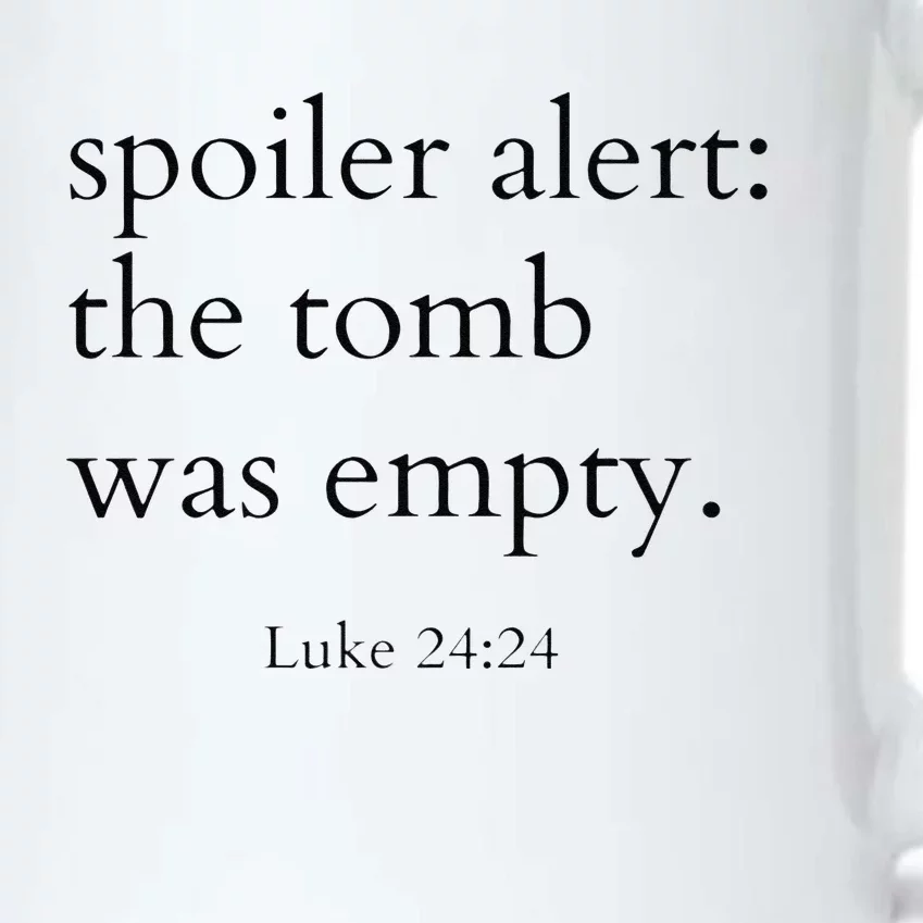 Easter Women Spoiler Alert, The Tomb Black Color Changing Mug