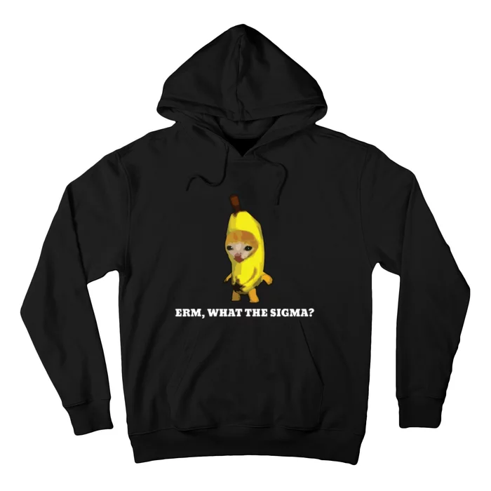 Erm What Sigma Cat Meme Hoodie