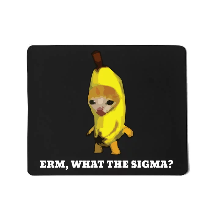 Erm What Sigma Cat Meme Mousepad