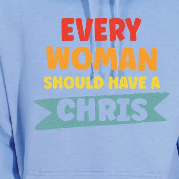 Every Woman Should Have A Chris Unisex Surf Hoodie