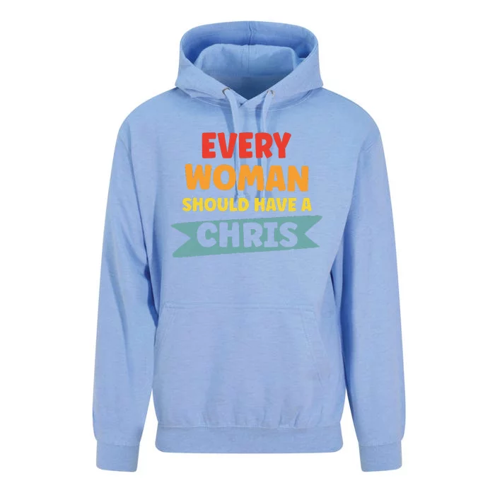 Every Woman Should Have A Chris Unisex Surf Hoodie