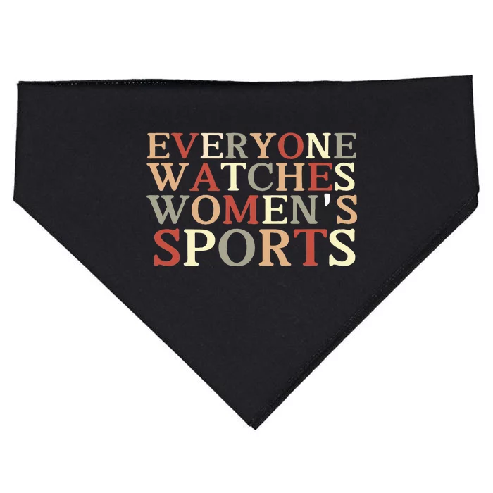 Everyone Watches Sports USA-Made Doggie Bandana