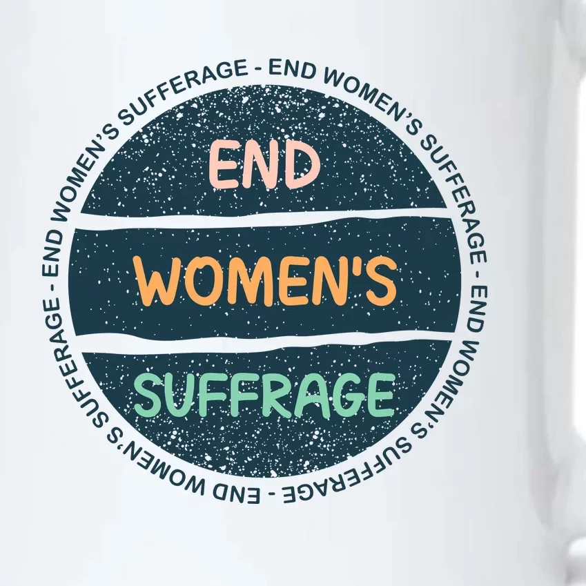 End Womens Sufferage Black Color Changing Mug