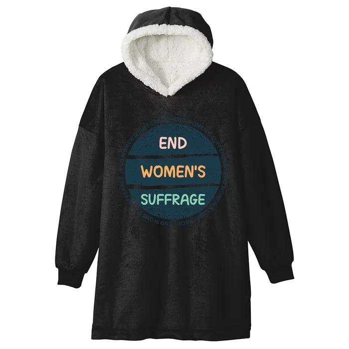 End Womens Sufferage Hooded Wearable Blanket