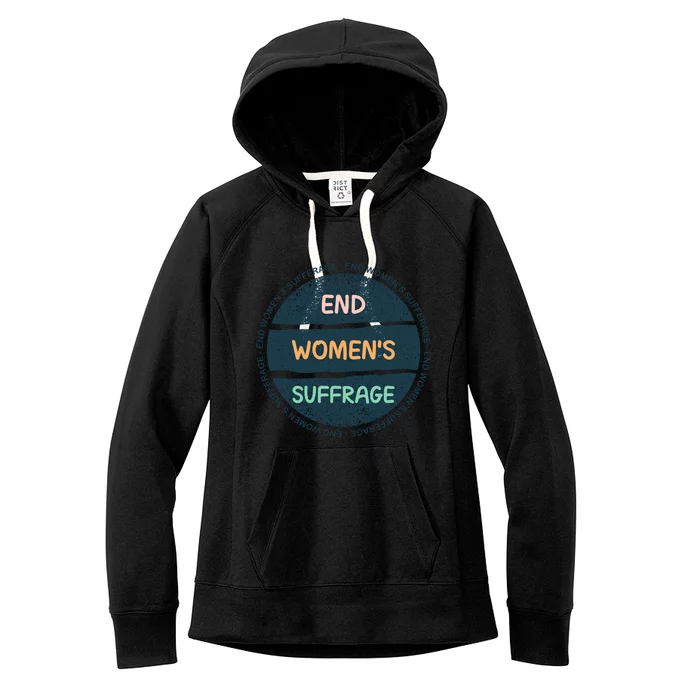 End Womens Sufferage Women's Fleece Hoodie