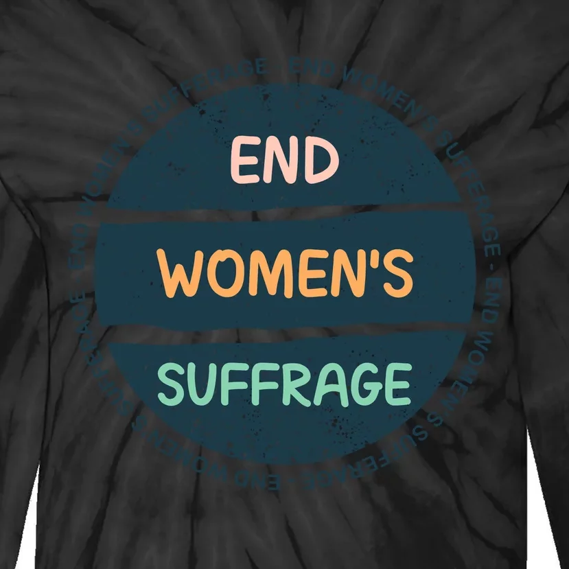 End Womens Sufferage Tie-Dye Long Sleeve Shirt