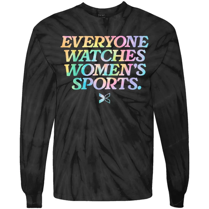 Everyone Watches Sports Love Sports Tie-Dye Long Sleeve Shirt