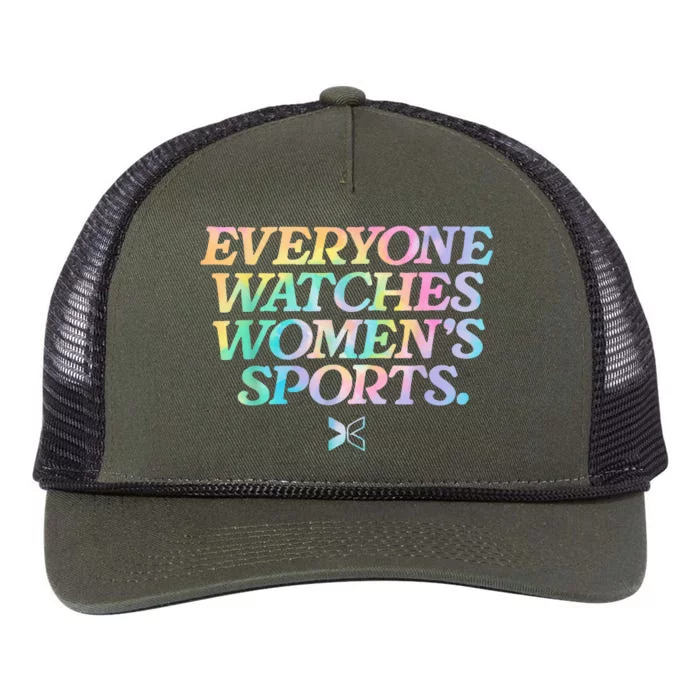 Everyone Watches Sports Love Sports Retro Rope Trucker Hat Cap