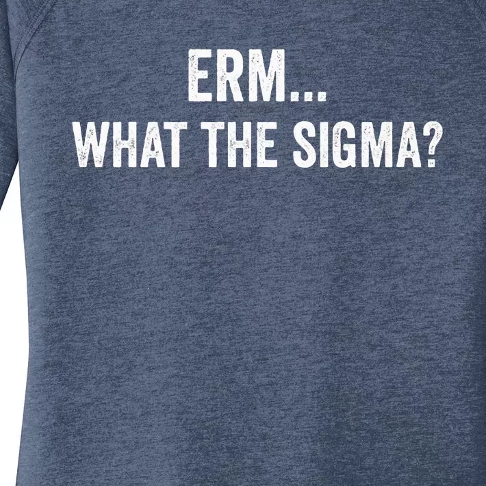 Erm What The Sigma Math Teacher Women's Perfect Tri Tunic Long Sleeve Shirt