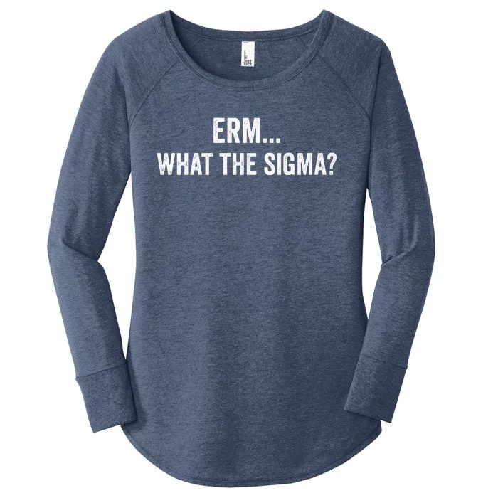 Erm What The Sigma Math Teacher Women's Perfect Tri Tunic Long Sleeve Shirt