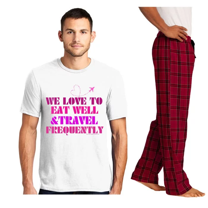 Eat Well Travel Frequently Pajama Set