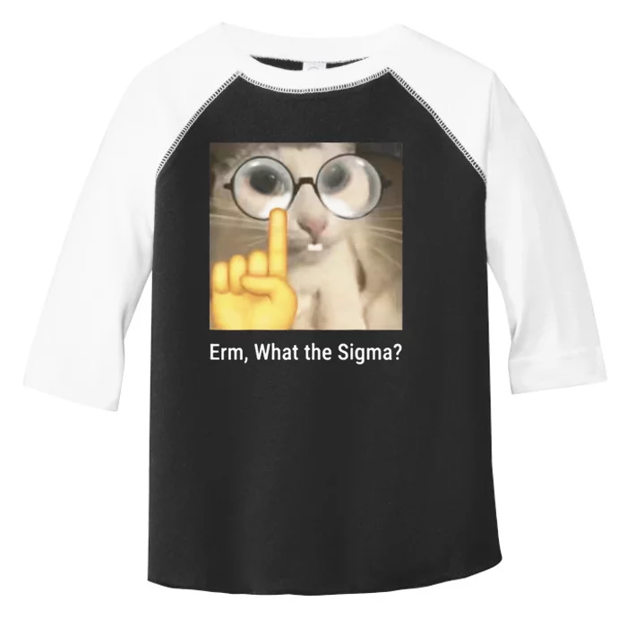 Erm What The Sigma Cat Meme Toddler Fine Jersey T-Shirt