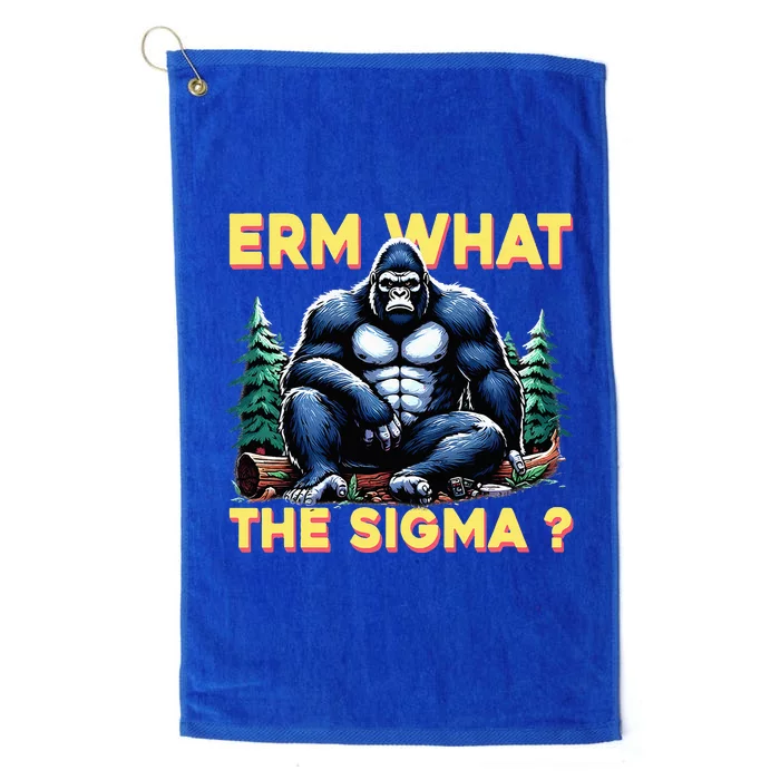 Erm What The Sigma Platinum Collection Golf Towel