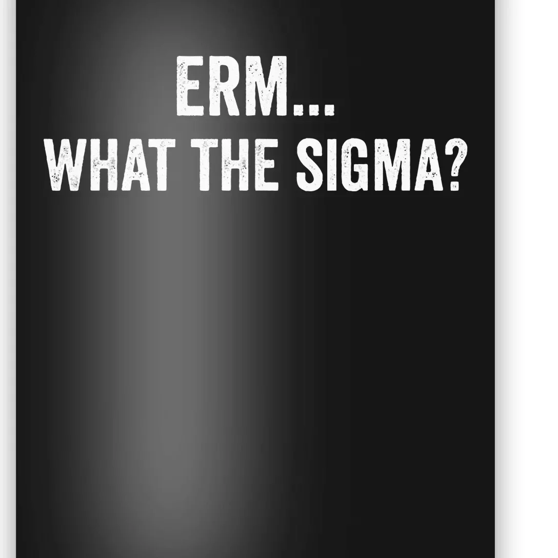 Erm What The Sigma Math Teacher Poster