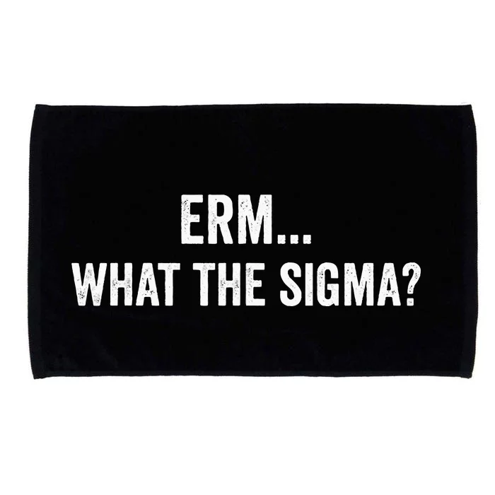 Erm What The Sigma Math Teacher Microfiber Hand Towel