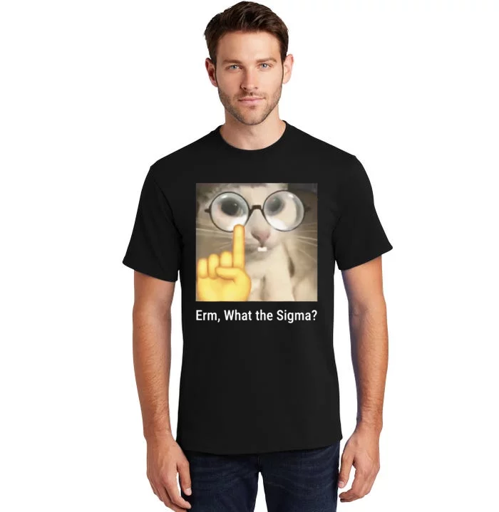 Erm What The Sigma Cat Meme Tall T-Shirt